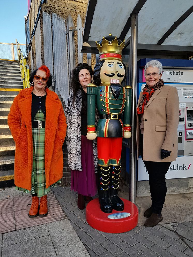 St Albans City station's nutcracker soldier