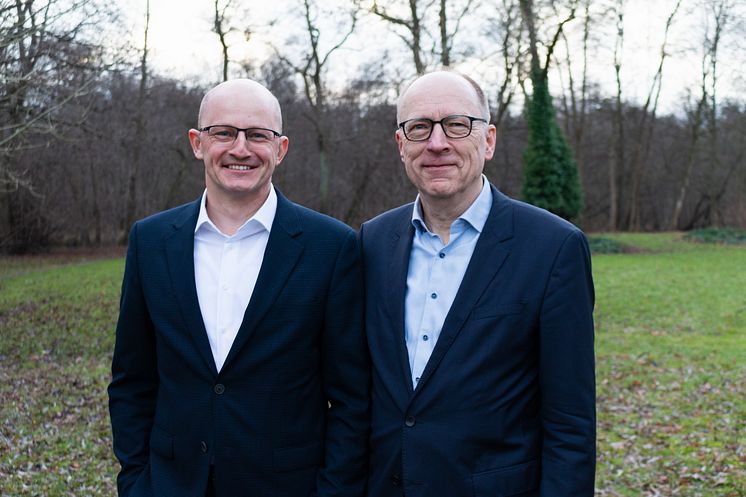 Bestyrelsesformand (Allan Søndergaard) og bestyrelsesmedlem (Erling H. Stenby), Carbon Cuts