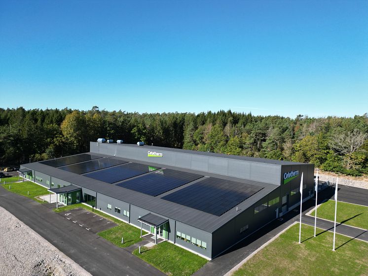 Cetetherm i Ronneby entrésidan mot söder