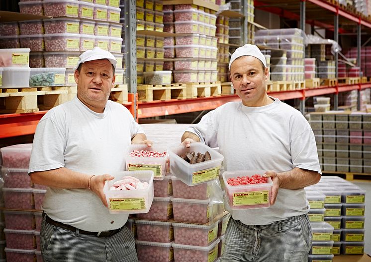 Peter Fransson och Stefan Fransson på Franssons konfektyr