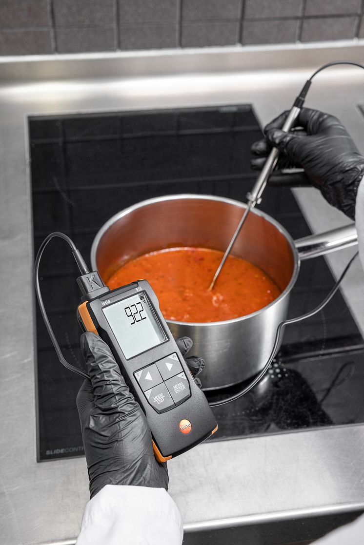 Mätning av temperatur på mat