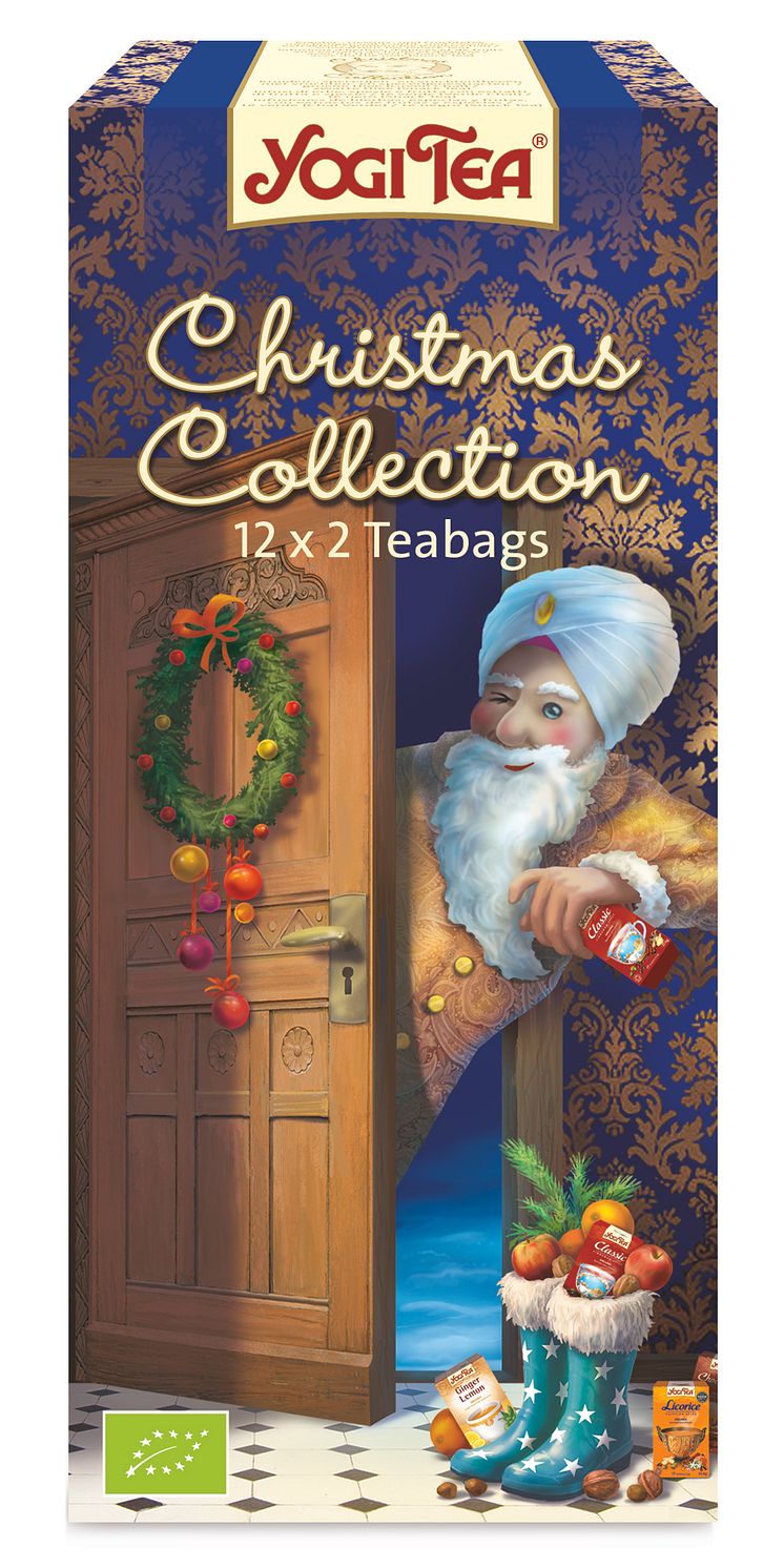 12 kryddiga teer i samma ask! Yogi Tea Christmas Collection