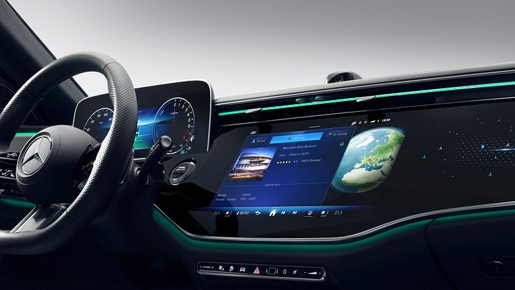 Mercedes-Benz navigation integreras med Googles data