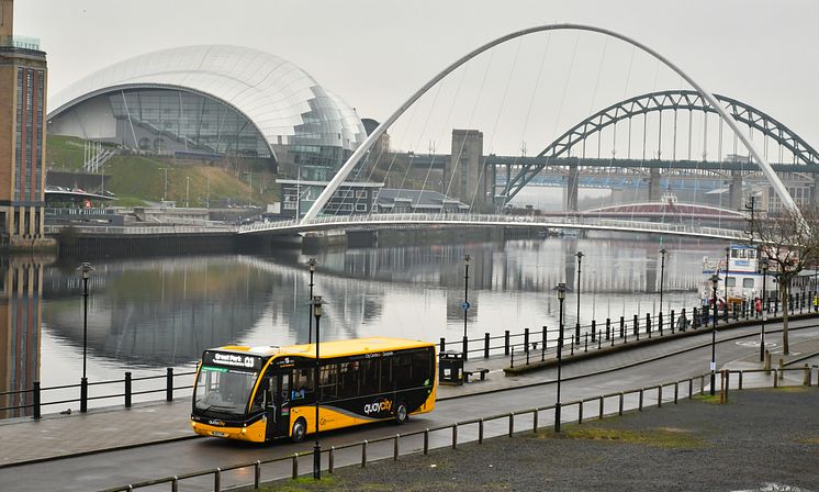 Better buses introduced to help play an important part in the economic and environmental recovery of Newcastle’s city and Quayside