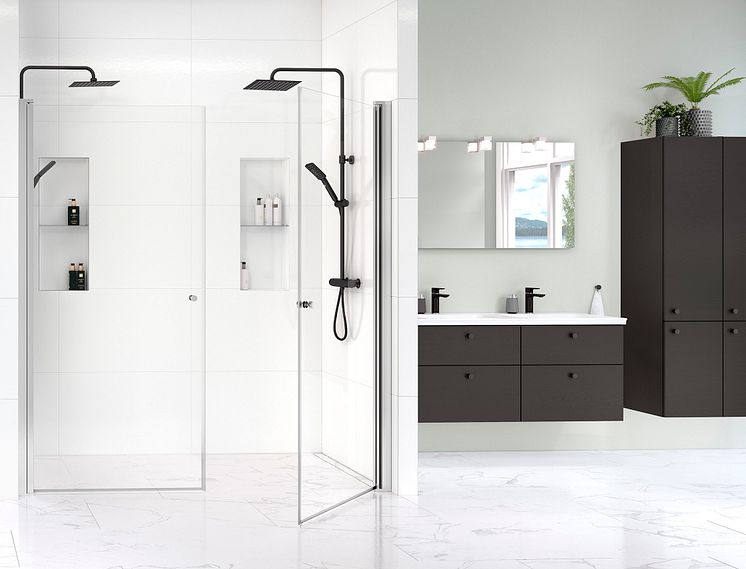 Gustavsberg Estetic Square rainshower black