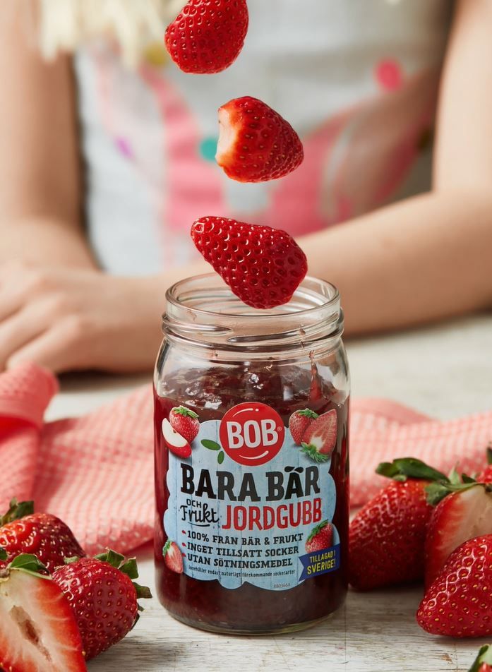 BOB Bara bär och frukt i jordgubbsmak
