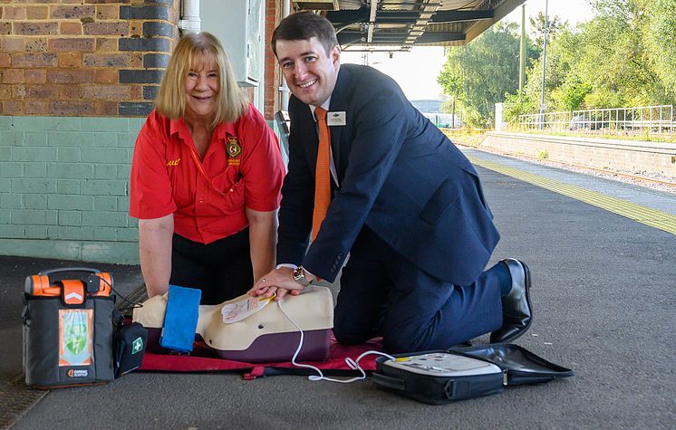 Defibrillators at every station - main image