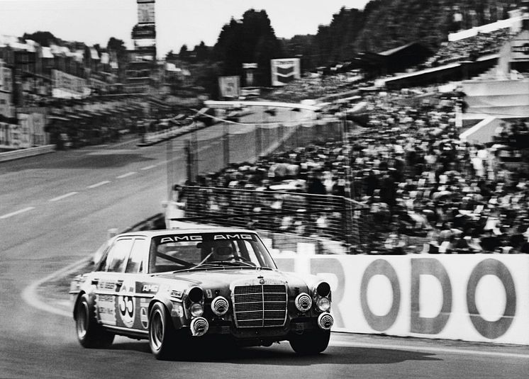 AMG 300 SEL 6.8 til 24-timerløbet i Spa-Francorchamps, 1971.