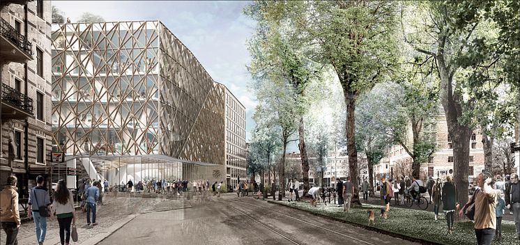 Handelshögskolan i Göteborg, förslag 3: Öppet Hus, Från gatan