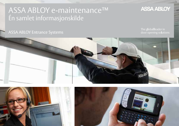 ASSA ABLOY e-maintenance™