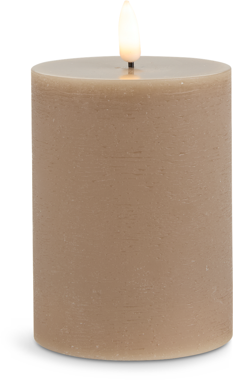 LED lys DANTE Ø8xH10cm SDP beige (25 DKK)