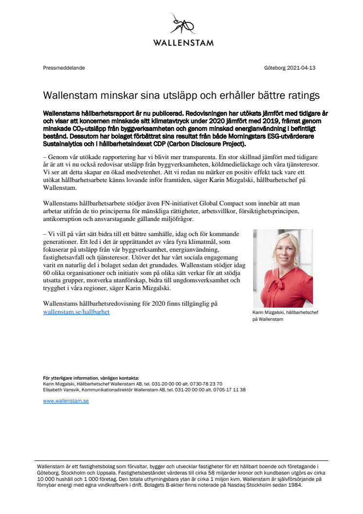 210413 Wallenstam minskar sina utsläpp och erhåller bättre ratings.pdf