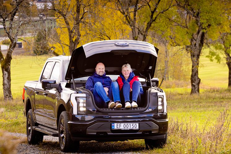 Ford F-150 Lightning Espen Markussen og Anne Sønsteby