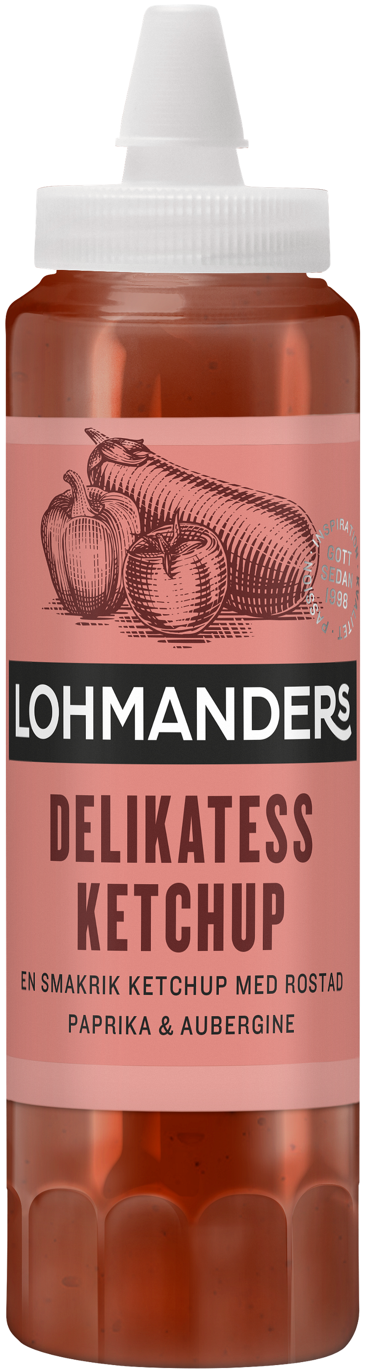 149878 621022 Lohmanders Delikatessketchup 250ml FRONT R3