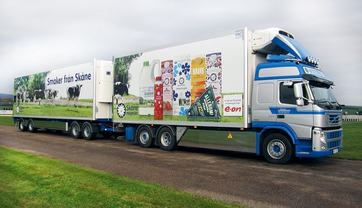 Flytande fordonsgas i Skånemejeriers nya lastbilar