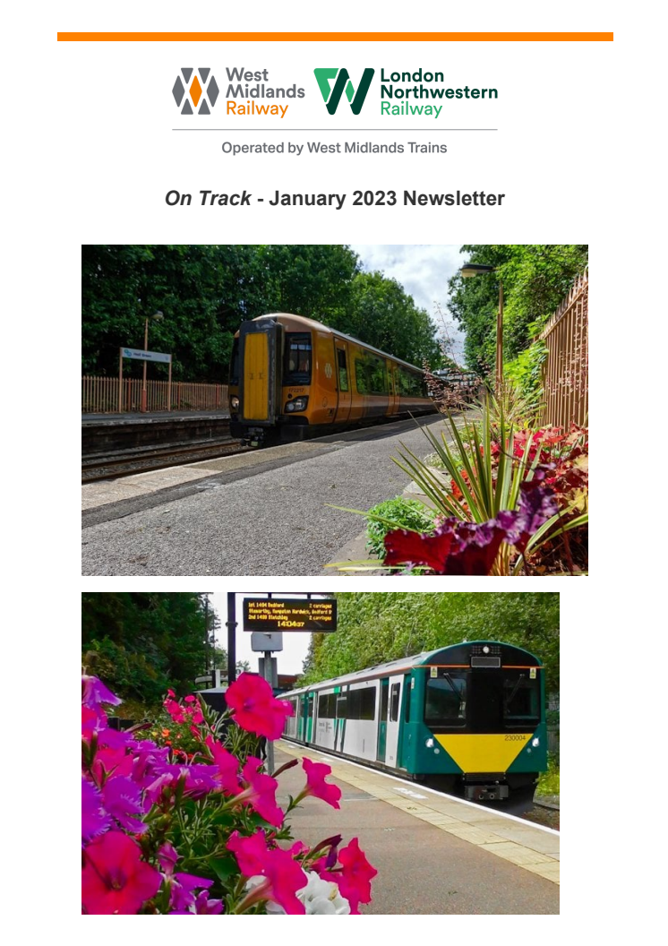 On Track - Stakeholder Newsletter - January 2023