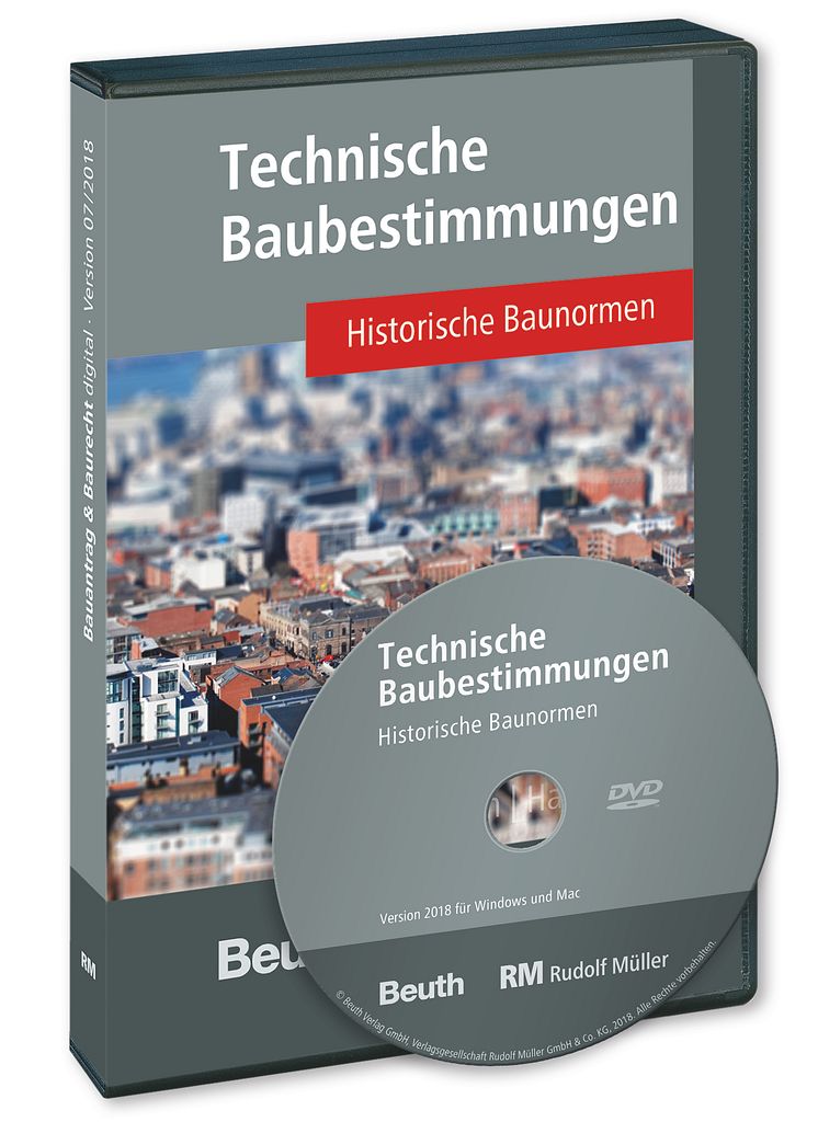 Technische Baubestimmungen – Historische Baunormen, Version 2018 (3D/tif) 