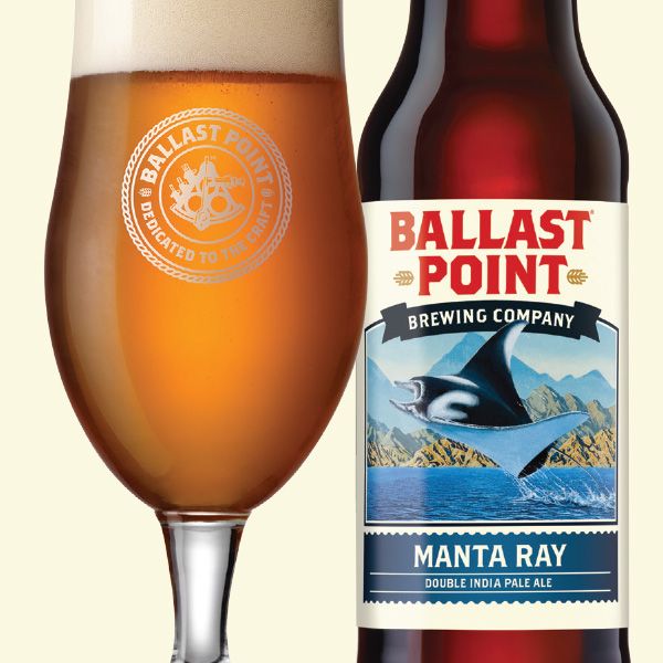 Ballast Point Manta Ray DIPA - detalj