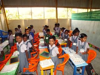 Klassenzimmer in Indien