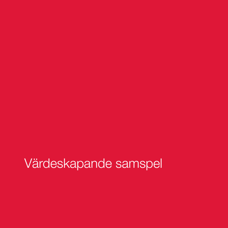 Värdeskapande samspel