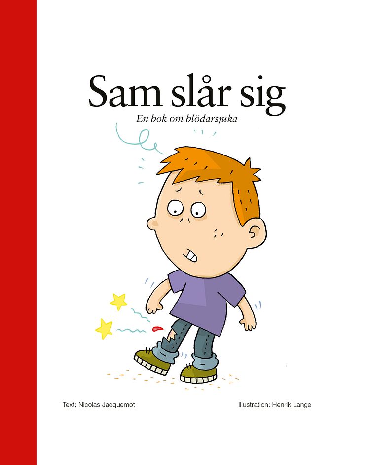 Pressbild, bokomslag, Sam slår sig