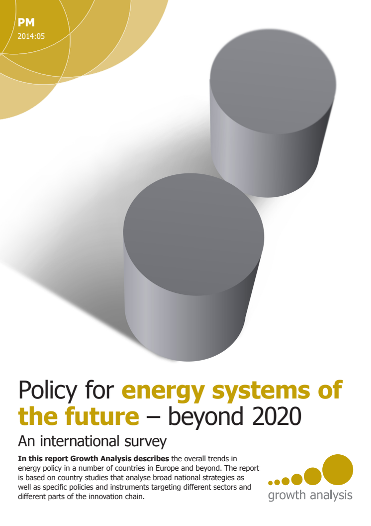 Policy for energy systems