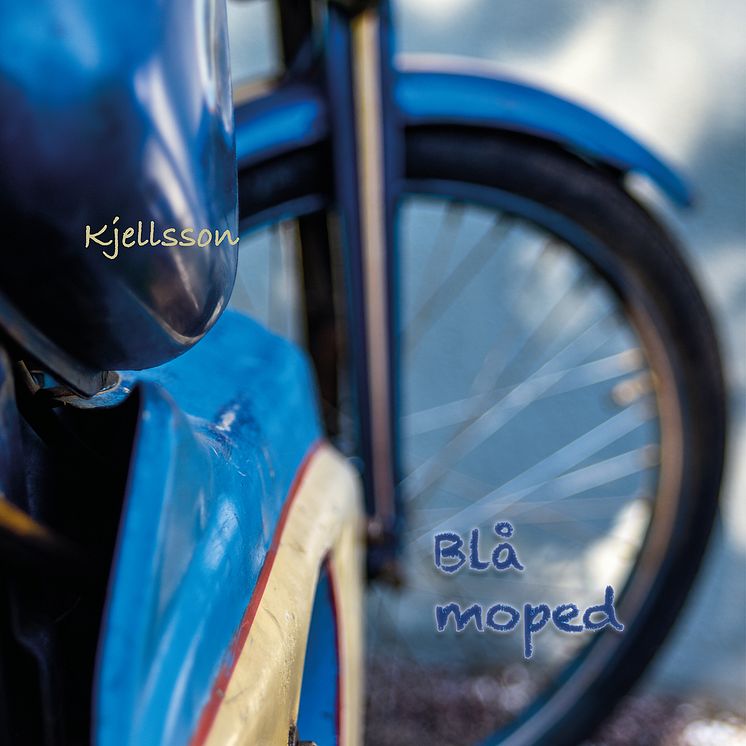 Omslag "Blå moped" (Christina Kjellsson)