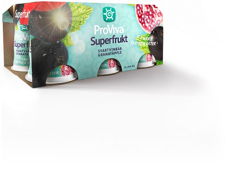 ProViva Superfrukt Svartvinbär-Granatäpple pkt