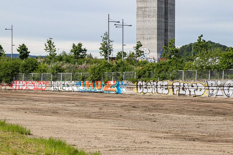 Vannspeilet uten vann med tårn