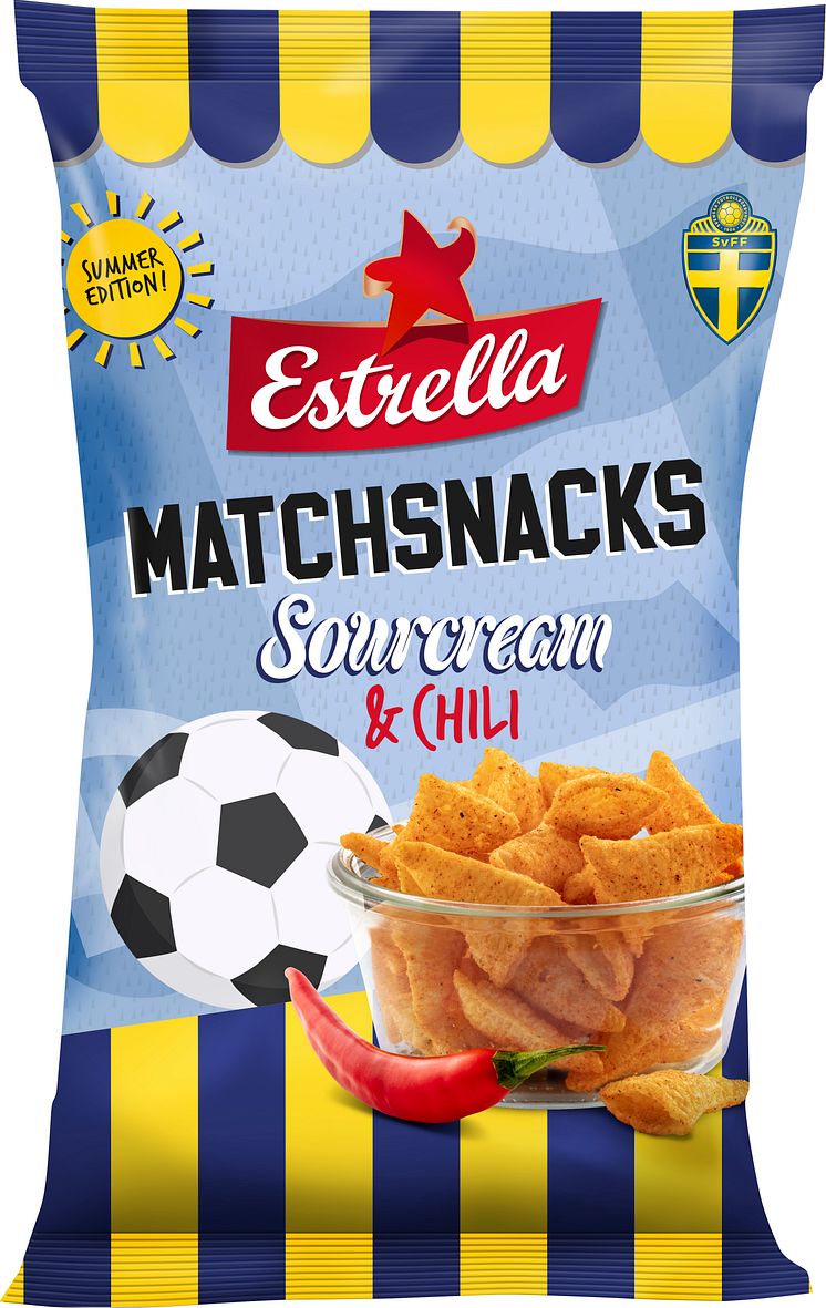 Estrella Matchsnacks Sourcream & Chili 120g, 2021