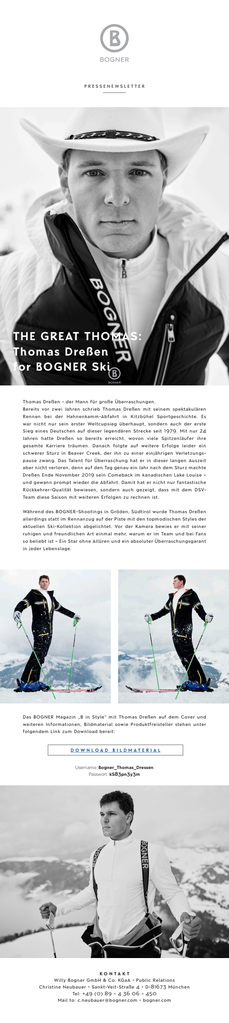 Thomas Dreßen for BOGNER Ski