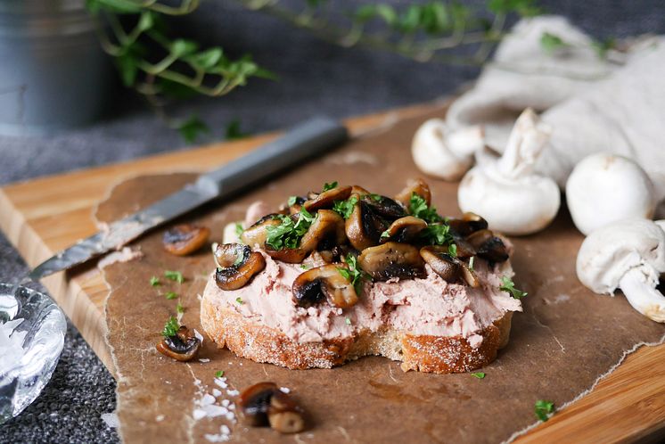 Pågen Leverpastej med champinjoner och rostad lök