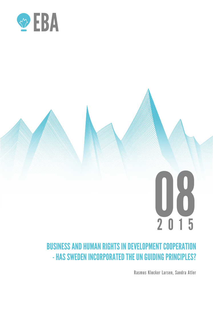 EBA report Business and Human Rights in Development Cooperation - has Sweden incorporated the UN Guiding Principles?