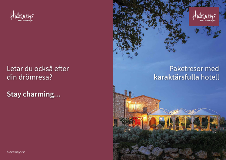 Inspirationskatalog Hideaways