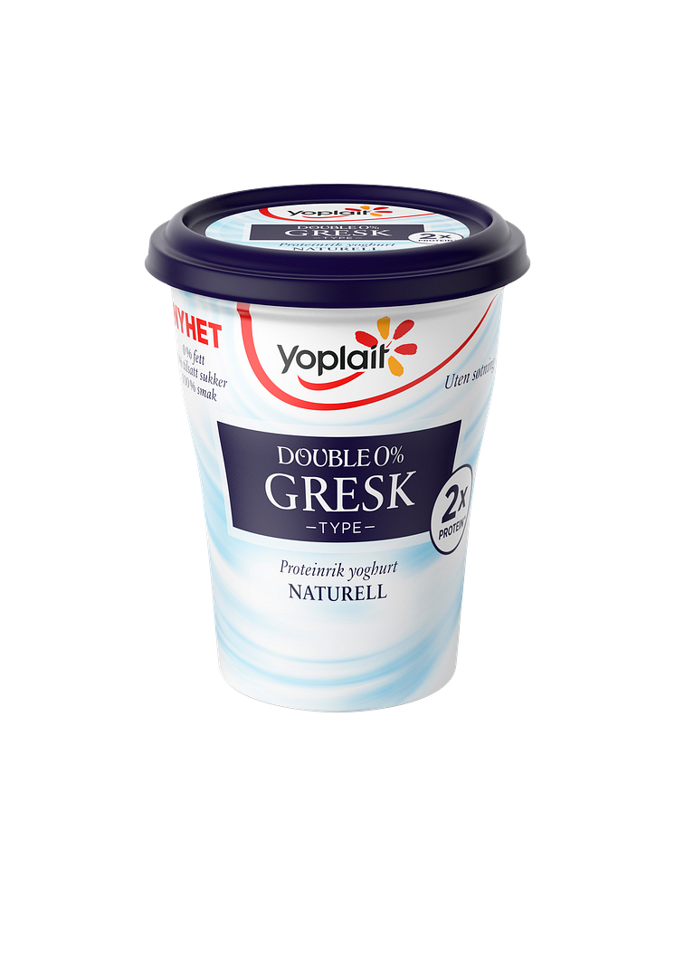 Yoplait Double 0% Gresk Naturell