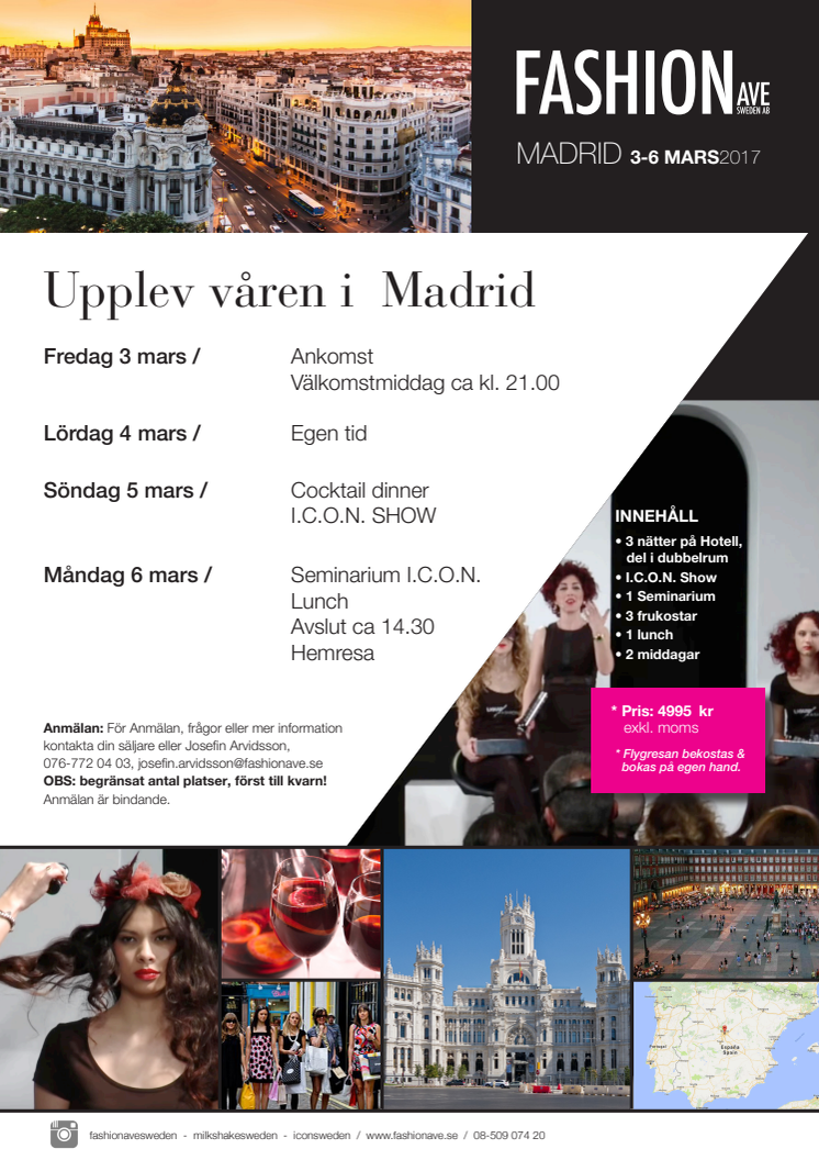 WEEKEND Madrid 3-6 mars 2017