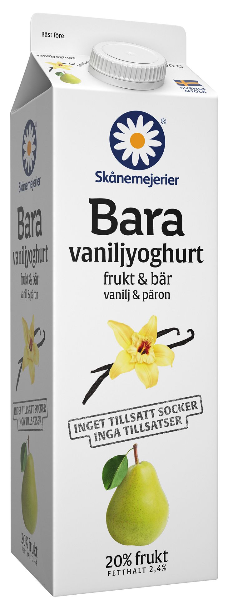 BARA vaniljyoghurt vanilj och päron