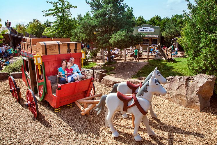 Große Westernstadt im PLAYMOBIL-FunPark