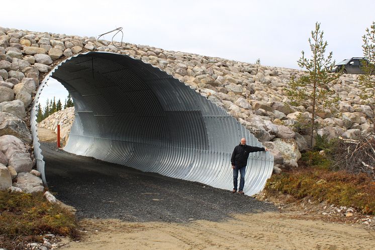 Ny skidtunnel på Uppvallen