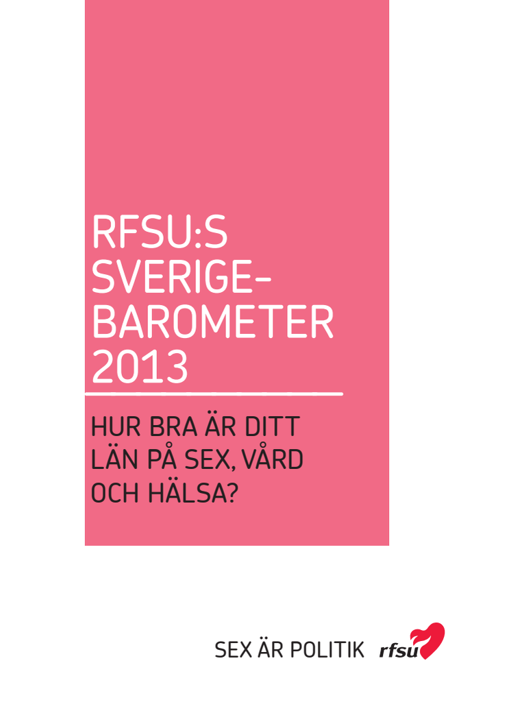 RFSU:s Sverigebarometern 2013