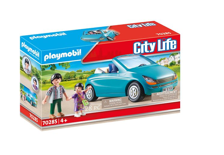 Papa und Kind mit Cabrio (70285) von PLAYMOBIL