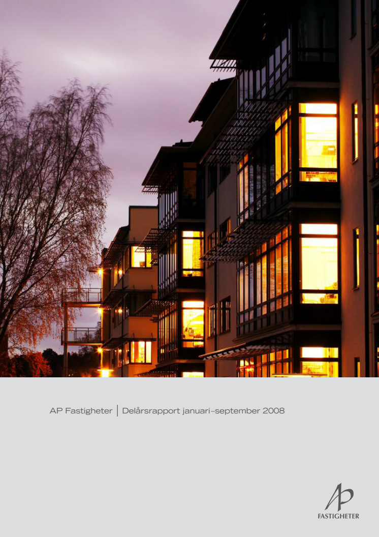 Delårsrapport januari –september 2008