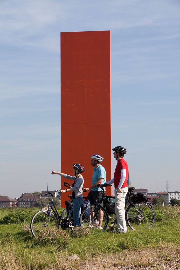 Die Rheinorange in Duisburg ©RuhrtalRadweg