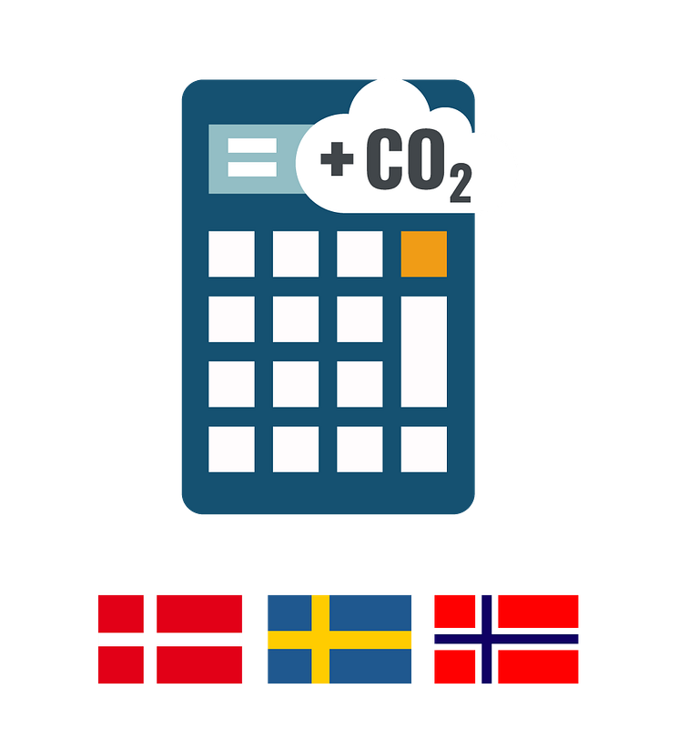 Fælles nordisk CO2-beregner, som COWI AS har udviklet for brancheforeninger og kollektive ordninger i Norge og Sverige og Danmark.