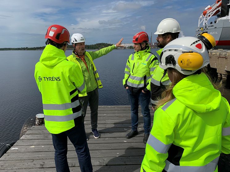 Visning av Umeå hamn