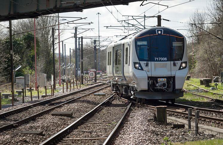 New Moorgate train on launch day 25.03.19