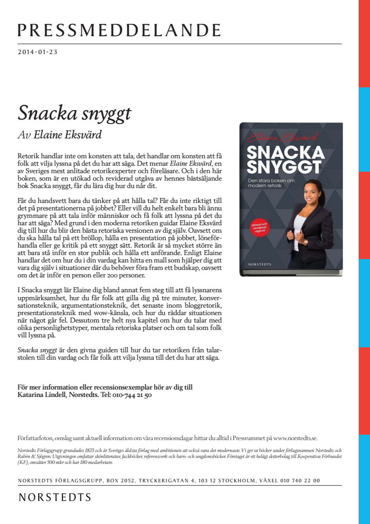 Snacka snyggt av Elaine Eksvärd