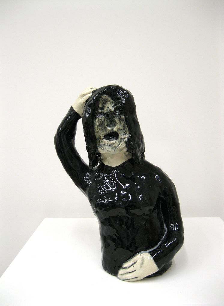 Klara Kristalova, Avigon girl, 2009. Glazed stoneware. Courtesy of Alison Jacques Gallery
