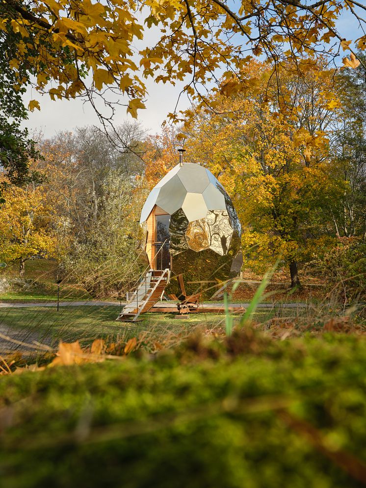 Solar Egg för Riksbyggen av Bigert och Bergström på Waldemarsudde