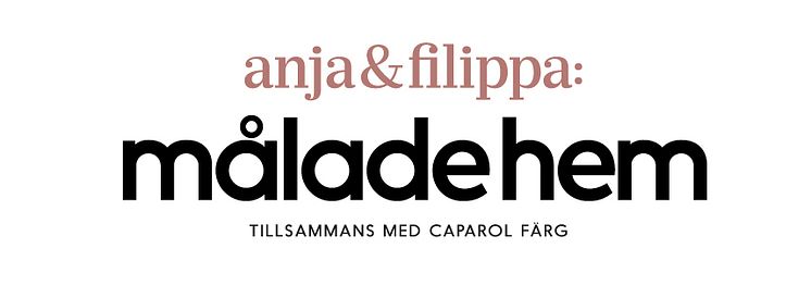 Målade hem – Anja, Filippa och Caparol Färg i inspirerande samarbete (logotyp)